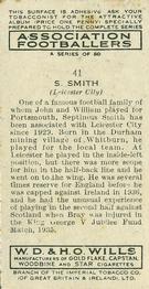 1939-40 Wills's Association Footballers #41 Septimus Smith Back