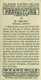 1939-40 Wills's Association Footballers #46 Don Welsh Back