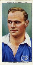 1939-40 Wills's Association Footballers #50 Fred Worrall Front