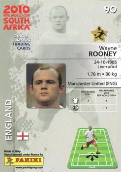 2010 Panini Premium World Cup #90 Wayne Rooney Back