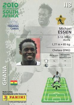 2010 Panini FIFA World Cup South Africa #113 Michael Essien Back