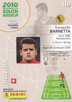 2010 Panini FIFA World Cup South Africa #119 Tranquillo Barnetta Back