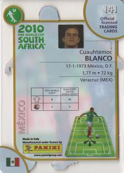 2010 Panini FIFA World Cup South Africa #141 Cuauhtemoc Blanco Back