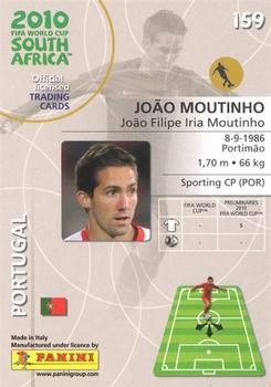 2010 Panini FIFA World Cup South Africa #159 João Moutinho Back