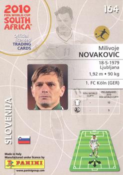 2010 Panini FIFA World Cup South Africa #164 Milivoje Novakovic Back