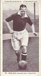 1938 Churchman's Association Footballers 1st Series #46 Don Welsh Front