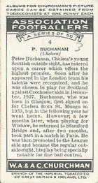 1938 Churchman's Association Footballers 1st Series #4 Peter Buchanan Back