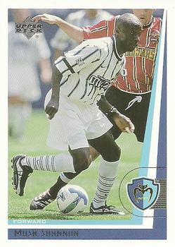 1999 Upper Deck MLS #78 Musa Shannon Front