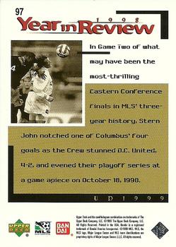 1999 Upper Deck MLS #97 Columbus Crew Back