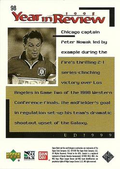 1999 Upper Deck MLS #98 Peter Nowak Back