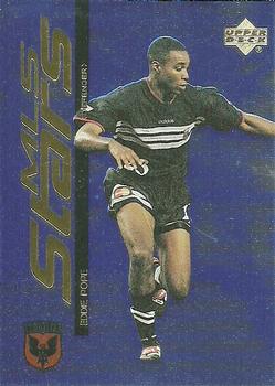 1999 Upper Deck MLS - MLS Stars #M7 Eddie Pope Front