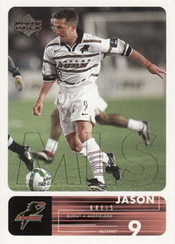 2000 Upper Deck MLS #16 Jason Kreis Front