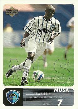 2000 Upper Deck MLS #50 Musa Shannon Front