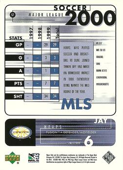 2000 Upper Deck MLS #57 Jay Heaps Back