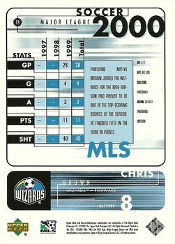 2000 Upper Deck MLS #78 Chris Brown Back