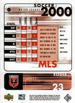 2000 Upper Deck MLS #4 Eddie Pope Back