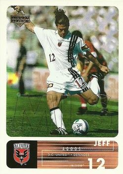 2000 Upper Deck MLS #5 Jeff Agoos Front