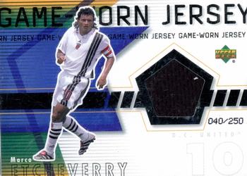 2000 Upper Deck MLS - UD Game Jersey #ME-J Marco Etcheverry Front