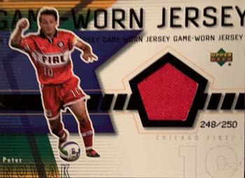 2000 Upper Deck MLS - UD Game Jersey #PN-J Peter Nowak Front