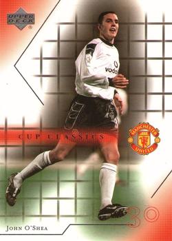 2001 Upper Deck Manchester United #100 John O'Shea Front