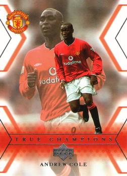 2001 Upper Deck Manchester United #114 Andy Cole Front