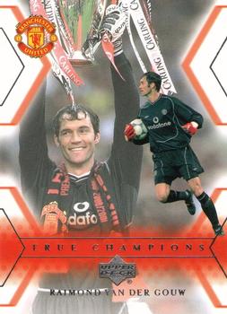 2001 Upper Deck Manchester United #123 Raimond Van Der Gouw Front