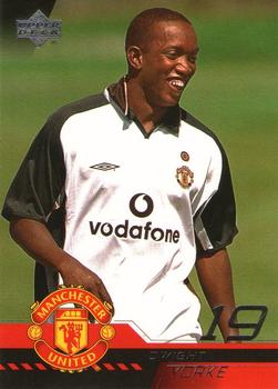 2001 Upper Deck Manchester United #37 Dwight Yorke Front
