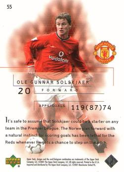 2001 Upper Deck Manchester United #55 Ole Gunnar Solskjaer Back