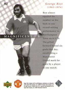 2001 Upper Deck Manchester United - Magnificent 7's #M2 George Best Back