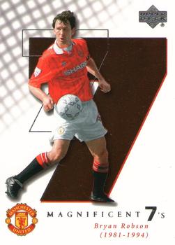 2001 Upper Deck Manchester United - Magnificent 7's #M5 Bryan Robson Front