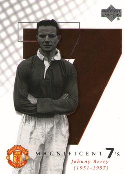 2001 Upper Deck Manchester United - Magnificent 7's #M6 Johnny Berry Front