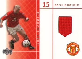 2001 Upper Deck Manchester United - Match-Worn Shirt #LC-S Luke Chadwick Front