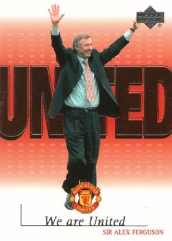 2001 Upper Deck Manchester United - We are UNITED #U1 Sir Alex Ferguson Front