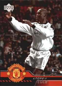 2001 Upper Deck Manchester United World Premiere #9 Andy Cole Front