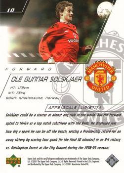 2001 Upper Deck Manchester United World Premiere #10 Ole Gunnar Solskjaer Back