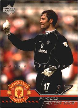 2001 Upper Deck Manchester United World Premiere #18 Raimond Van Der Gouw Front