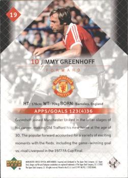 2002 Upper Deck Manchester United #19 Jimmy Greenhoff Back