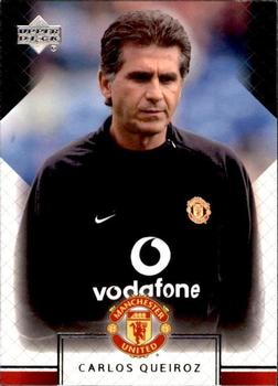 2002 Upper Deck Manchester United #33 Carlos Queiroz Front
