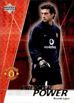 2002 Upper Deck Manchester United #57 Ricardo Lopez Front