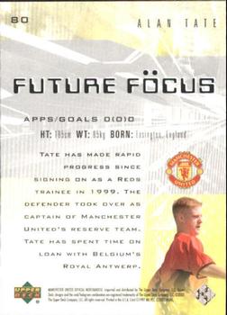 2002 Upper Deck Manchester United #80 Alan Tate Back