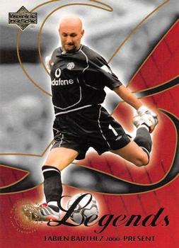 2002 Upper Deck Manchester United Legends #4 Fabien Barthez Front