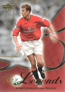 2002 Upper Deck Manchester United Legends #14 Ronny Johnsen Front