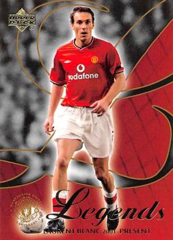 2002 Upper Deck Manchester United Legends #15 Laurent Blanc Front
