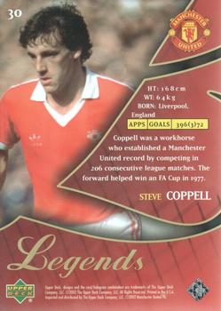 2002 Upper Deck Manchester United Legends #30 Steve Coppell Back