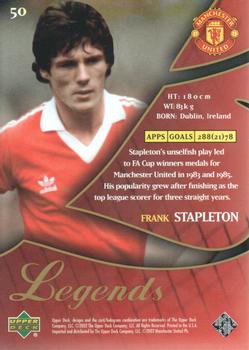 2002 Upper Deck Manchester United Legends #50 Frank Stapleton Back