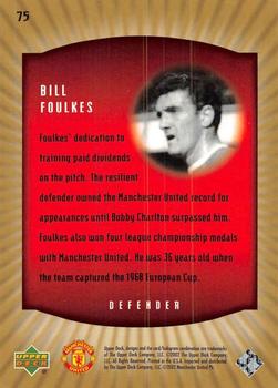 2002 Upper Deck Manchester United Legends #75 Bill Foulkes Back