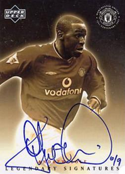 2002 Upper Deck Manchester United Legends - Legendary Signatures Gold Tier 2 #AC-A2 Andrew Cole Front