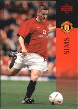 2003 Upper Deck Manchester United #86 Lee Sims Front