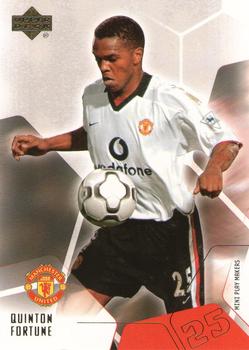 2003 Upper Deck Manchester United Mini Playmakers #12 Quinton Fortune Front
