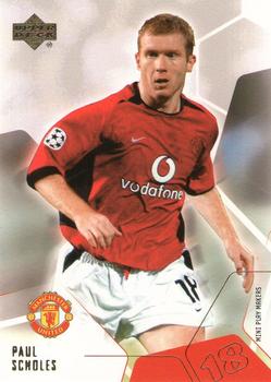 2003 Upper Deck Manchester United Mini Playmakers #18 Paul Scholes Front